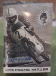 Wolfgang Muller, slika sa autogramom