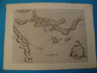 Zemljovidna karta QUARNAROLO 42,5 x 31 cm SAND-2