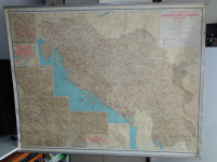 Zidna karta - Izbor spomen obilježja NOR-a Jugoslavije