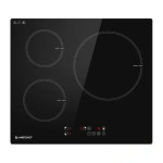 AMZCHEF CE-T-74IB3xyzf-CS ugradbena indukcijska ploča, 3 zone, 7400 W