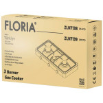 Floria Plinski rešo sa 3 plamenika, bijela - ZLN7139 32350