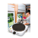 home Električno kuhalo, 1 ploča - 18 cm, 1500 W, bijela - HG R 01/WH 1