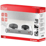 Zilan Električno kuhalo, 2 ploče 2250 W, INOX - ZLN0542