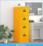 Kabinet za datoteke s ladicama 2 pcs Žuta 44 x 50 x 106.5 cm - NOVO