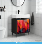 Kupaonski ormar HEESCH Crni hrast 60 x 40 x 61 cm - NOVO