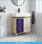 Kupaonski ormar MAINZ Sonoma 60 x 40 x 60 cm Konstruirano drvo - NOVO