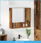 Ogledalo ormar Staro drvo 59 x 17 x 55 cm Konstruirano drvo - NOVO