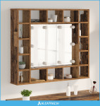 Ogledalo ormar Staro drvo 91 x 15 x 76.5 cm Konstruirano drvo - NOVO