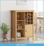 Ormar za vino HILL Medeno smeđa 79.5 x 40 x 107.5 cm - NOVO