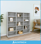 Ormarić za CD-ove boja hrasta 102x23x89,5 cm konstruirano drvo - NOVO