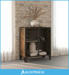 Ormarić za pohranu rustično smeđi 72 x 36 x 82 cm metal i MDF - NOVO