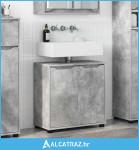 Ormarić za umivaonik s policom Betonski sivi 60 x 30 x 60 cm - NOVO