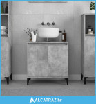 Ormarić za umivaonik siva boja betona 58 x 33 x 60 cm drveni - NOVO