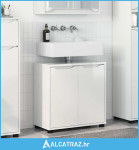 Ormarić za umivaonik Visoki sjaj bijela 60 x 30 x 60 cm - NOVO
