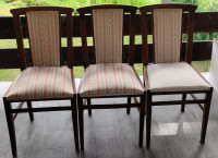 šest stilskih drvenih stolaca + materijal