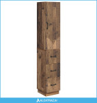 Set ormara 2 pcs Staro drvo 33 x 34,5 x 87 cm Konstruirano drvo - NOVO
