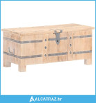 Škrinja od masivnog bagremovog drva 90 x 40 x 40 cm - NOVO