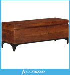 Škrinja za pohranu 110 x 35 x 41 cm od masivnog bagremovog drva - NOVO