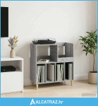Stalak za gramofon Siva Sonoma 82 x 39,5 x 82,5 cm - NOVO