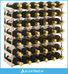 Stalak za vino za 42 boce od masivne borovine - NOVO