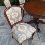 Stilske stolice i stol zeleni barok tapacirung