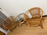 Stol i fotelje ratan & bambus