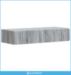 Stolna montirana na zid Siva sonoma 87,5 x 34,5 x 17 cm - NOVO