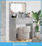 Stolovi za presvlačenje u spavaćoj sobi Betonski sivi - NOVO