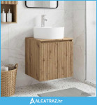 Umivaonik s policom Hrast artisan 49,5 x 44,5 x 65 cm - NOVO