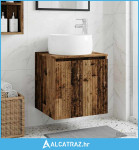 Umivaonik s policom Staro drvo 49,5 x 44,5 x 66 cm - NOVO
