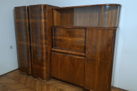 Vintage komoda / vitrina od orah furnira