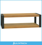 Zidni kupaonski ormarić 110 x 45 x35 cm od masivne tikovine - NOVO