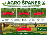 Agro španer - zatezač žice za pastir