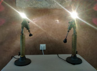 2 lampe od starih brenera