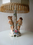 PORCULANSKA LAMPA FIGURA  DRESDEN NJEMAČKA WEST GERMANY