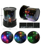 Stolna lampa - led - efekti - crna