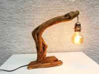 Stolna lampa od maslinovog drveta