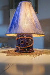 Unikatna stolna lampa sa potpisom