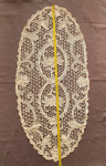 Lepoglavska čipka set ovalnog oblika 80x38 cm /  110x70 cm