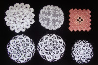 TABLETIČI RUČNI RAD LOT 6 KOM  - 25 eur