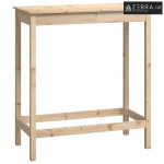 Barski stol 100 x 50 x 110 cm od masivne borovine - Prirodna 100 cm