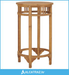 Barski stol Ø 60 cm od masivne tikovine - NOVO