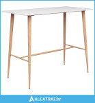 Barski stol bijeli 120 x 60 x 105 cm - NOVO