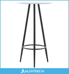 Barski stol bijeli 60 x 107,5 cm MDF - NOVO