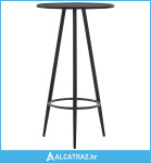 Barski stol crni 60 x 107,5 cm MDF - NOVO