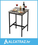 Barski stol, čvrsti metalni okvir, visoki pub stol, mala kuhinja, blag