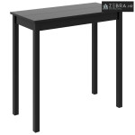 Barski stol MDF crni 115 x 55 x 107 cm