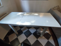 Bijeli stol na razvlačenje 120/160*70