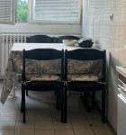 Blagavaonski drveni stol i stolice