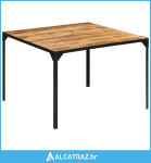 Blagovaonski stol 110 x 110 x 76 cm od masivnog drva manga - NOVO
